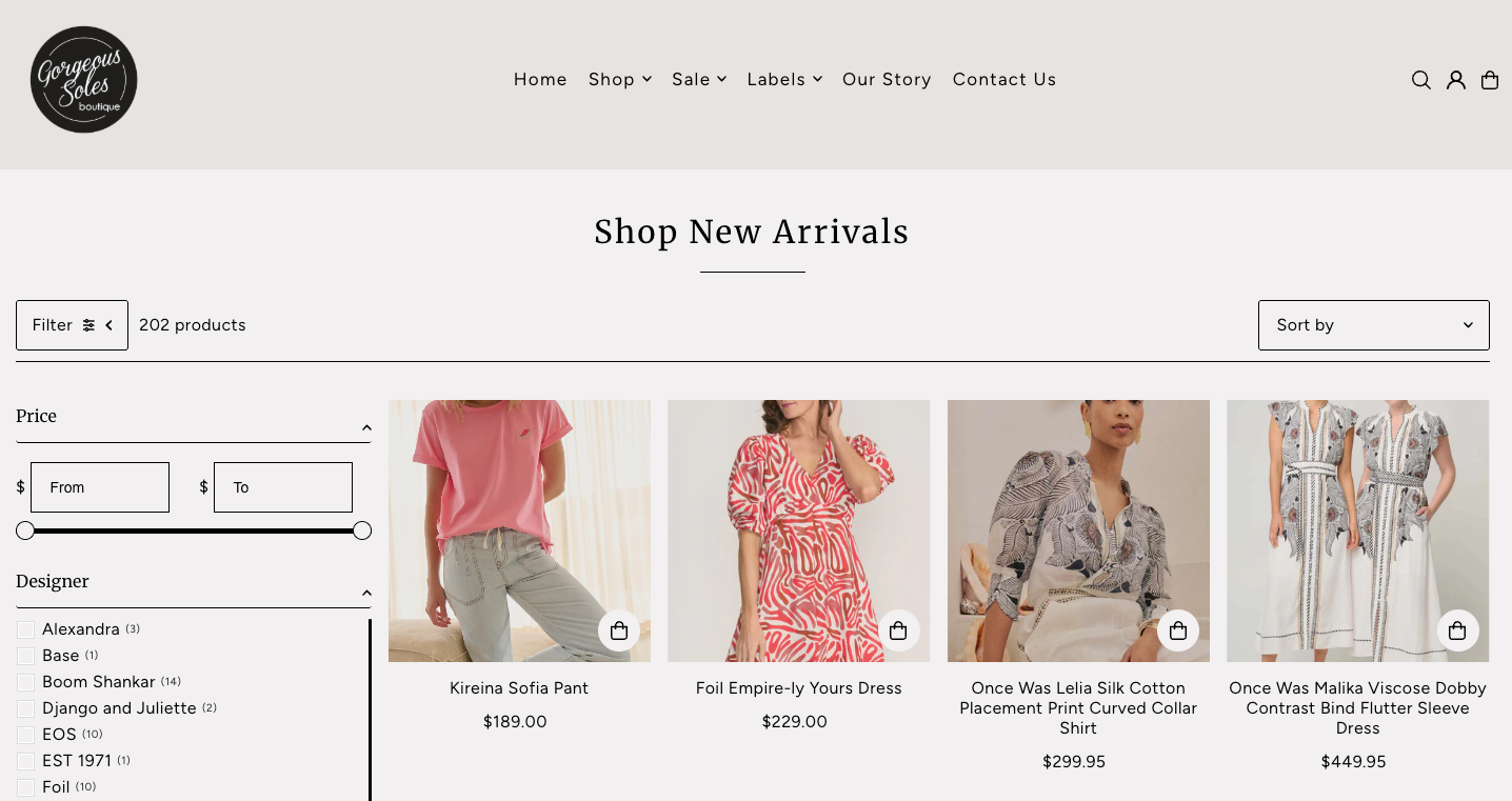 Gorgeous Soles - Fashion Boutique